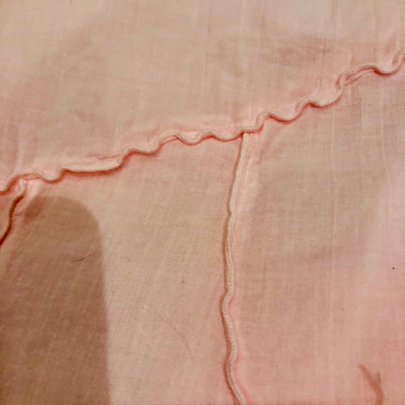 Luna Luz Petal Pink Tunic Top- Handkerchief Hem - Picture 7 of 7